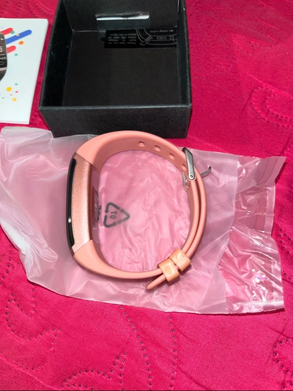 Rose Gold Smart Watch Bracelet Fitness Tracker - Unbranded